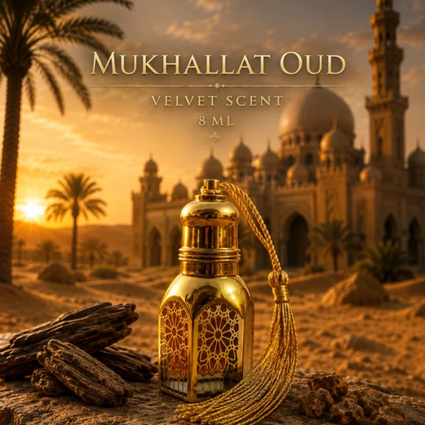 Premium Mukhallat Oud Perfume Oil Non-Alcoholic Attar